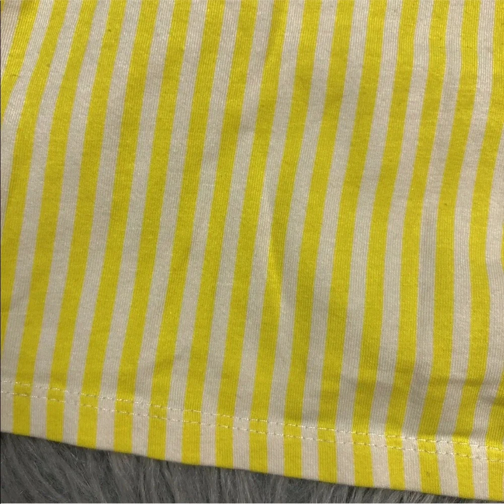 Alice Ames Girls Yellow Stripe Bell Sleeve Dress 6